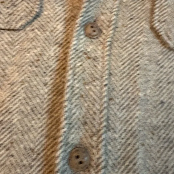 Men's Reversible Brown Hooded Jacket- L - Picture 8 of 11